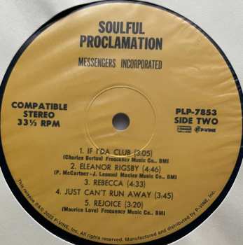 LP Messengers Incorporated: Soulful Proclamation LTD