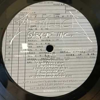 3LP Metallica: Garage Inc. LTD