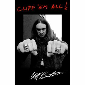 Merch Metallica: Textile Poster Cliff 'em All