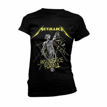Merch Metallica: T-shirt Women's And Justice For All Tracks (black)