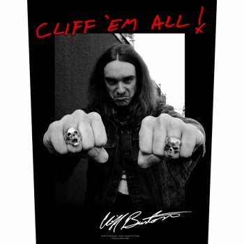 Merch Metallica: Back patch Cliff 'em All!