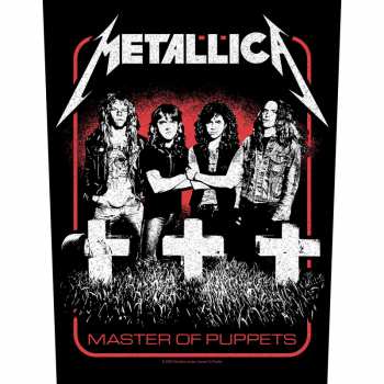 Merch Metallica: Back patch Master Of Puppets Band