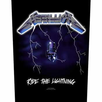 Merch Metallica: Back patch Ride The Lightning