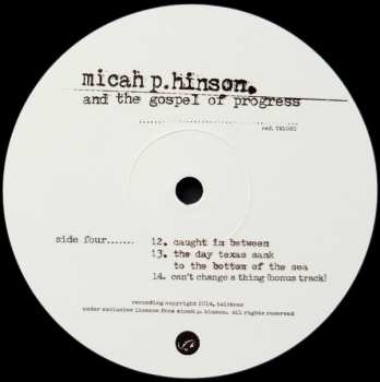 2LP Micah P. Hinson: Micah P. Hinson And The Gospel Of Progress