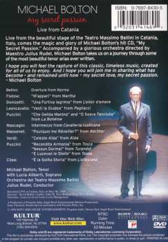 DVD Michael Bolton: My Secret Passion (Live From Catania)