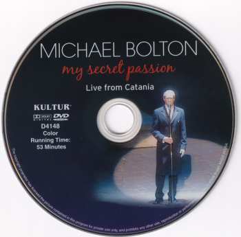 DVD Michael Bolton: My Secret Passion (Live From Catania)