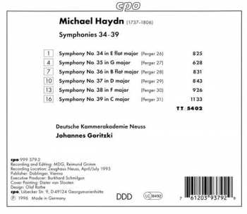 CD Johannes Goritzki: Symphonies 34-39