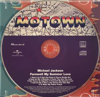 CD Michael Jackson: Farewell My Summer Love