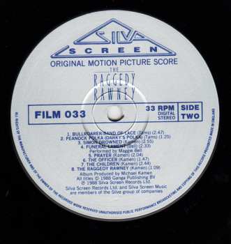 LP Michael Kamen: The Raggedy Rawney (Original Motion Picture Score)