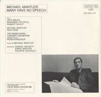 CD Michael Mantler: Many Have No Speech