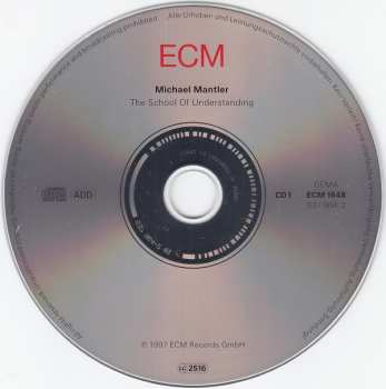 2CD Michael Mantler: The School Of Understanding
