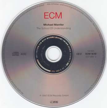 2CD Michael Mantler: The School Of Understanding
