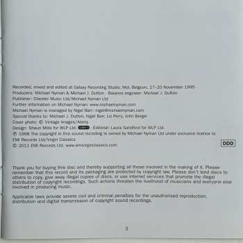 CD Michael Nyman: String Quartet No. 4 / 3 Quartets