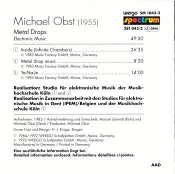 CD Michael Obst: Metal Drops