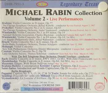 3CD/Box Set Michael Rabin: Collection Vol.2 . Violin Concertos (Live Performances)