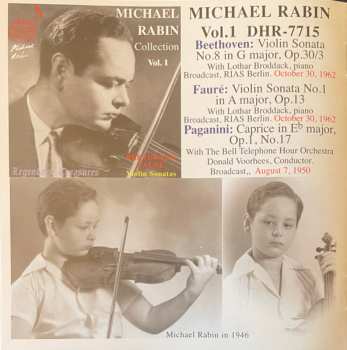 3CD/Box Set Michael Rabin: Collection Vol.2 . Violin Concertos (Live Performances)