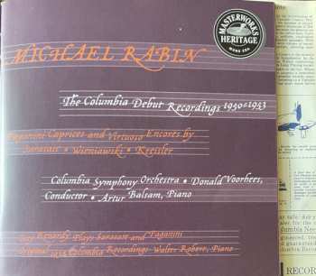 CD Michael Rabin: The Early Years LTD | DIGI