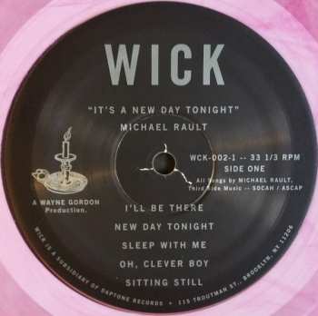 LP Michael Rault: It's A New Day Tonight CLR | LTD