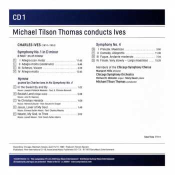 4CD/Box Set The Chicago Symphony Orchestra: Michael Tilson Thomas Conducts Ives