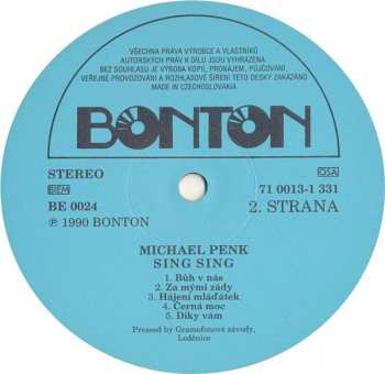 LP Michal Penk: Michael Penk - Sing Sing