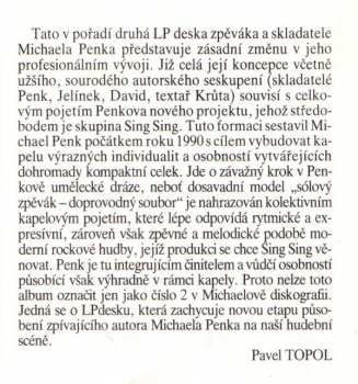LP Michal Penk: Michael Penk - Sing Sing