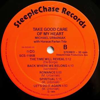 LP Michał Urbaniak: Take Good Care Of My Heart