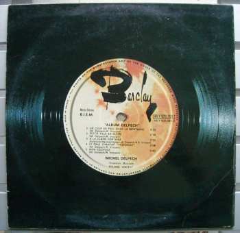 LP Michel Delpech: Album Delpech