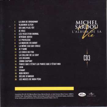 5CD/Box Set Michel Sardou: L'album De Sa Vie