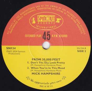 SP Micky Hampshire: From 30,000 Feet LTD