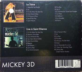 2CD/Box Set Mickey 3D: La Trêve  / Live À Saint Etienne