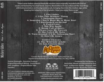 CD Mickey Gilley: Here I Am Again