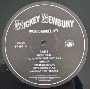 LP Mickey Newbury: 'Frisco Mabel Joy