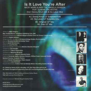 LP Angela Johnson: Is It Love You're After