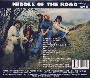 CD Middle Of The Road: Black Gold "Resurfaced"