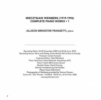 CD Mieczysław Weinberg: Complete Piano Works • 1