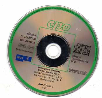 6CD/Box Set Mieczysław Weinberg: Complete String Quartets