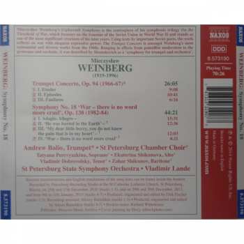 CD نيسم جلال: Symphony No. 18 'War - There Is No Word More Cruel' / Trumpet Concerto