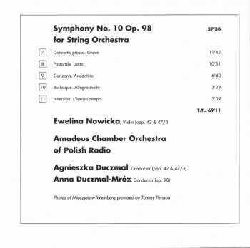 CD Mieczysław Weinberg: Violin Concerto Op. 42 ∙ Symphony No. 10 ∙ Rhapsody On Moldavian Themes
