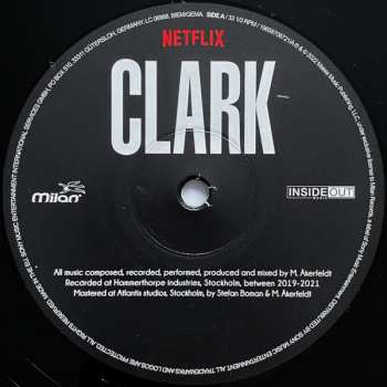 2LP Mikael Åkerfeldt: Clark (A Dramatic Score From The Netflix Series)