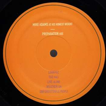 LP Mike Adams At His Honest Weight: Preparation Age LTD