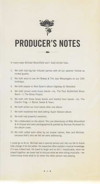 3CD/DVD/Box Set Mike Bloomfield: From His Head To His Heart To His Hands