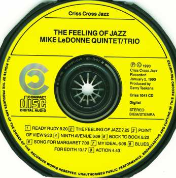 CD Mike LeDonne Quintet: The Feeling Of Jazz