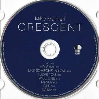 2CD Mike Mainieri: Crescent