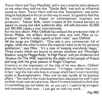 CD Mike Oldfield: Crises