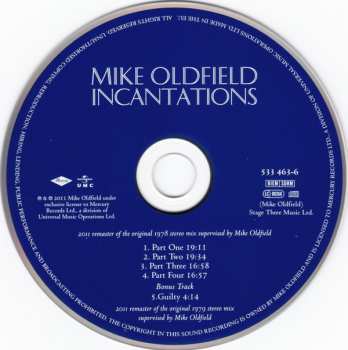 CD Mike Oldfield: Incantations