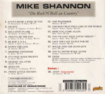 CD Mike Shannon: Du Rock 'n' Roll au Country