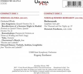 2CD Nikolai Rimsky-Korsakov: Orchestral Works; Sheherazade