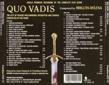2CD Miklós Rózsa: Quo Vadis (World Premiere Recording Of The Complete Film Score)