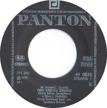 SP Milan Černohouz: Píšu Křídou Zprávu / Holka Z Cest - Paloma Blanca