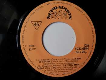 SP Milan Chladil: Granada / Je Krásné Lásku Dát / Za Rok Se Vrátím / Té Kterou Mám Rád